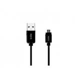 SBS PODATKOVNI KABEL MICRO USB 1 METER ČRN