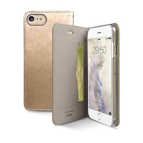 SBS TORBICA PREKLOPNA GOLD LINIJA IPHONE SE 22/SE 20/8/7