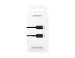 SAMSUNG PODATKOVNI KABEL TYPE-C TO TYPE-C BLACK 5A