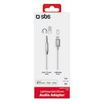 SBS ADAPTER APPLE LIGHTNING TO JACK 3,5 MM