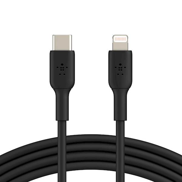 BELKIN KABEL LIGHTNING TO USB-C ČRN