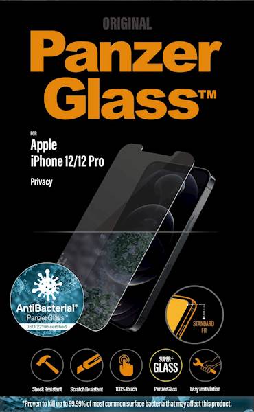 PANZERGLASS IPHONE 12/12 PRO PRIVACY