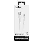 SBS KABEL LIGHTNING USB 2.0 1m WHITE