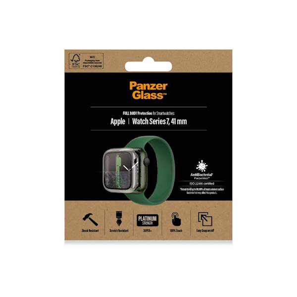 PANZERGLASS OVITEK IN STEKLO APPLE WATCH 7 41 mm AB BLACK
