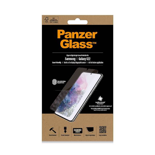 PANZERGLASS GALAXY S22 CF FINGER PRINT AB