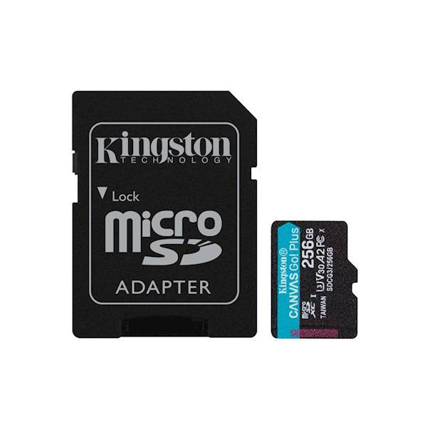 SPOMINSKA KARTICA KINGSTON 256GB CANVAS GO PLUS