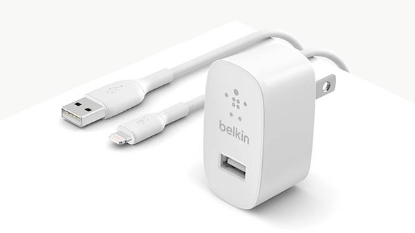 BELKIN ADAPTER 12W + LIGHTNING KABEL