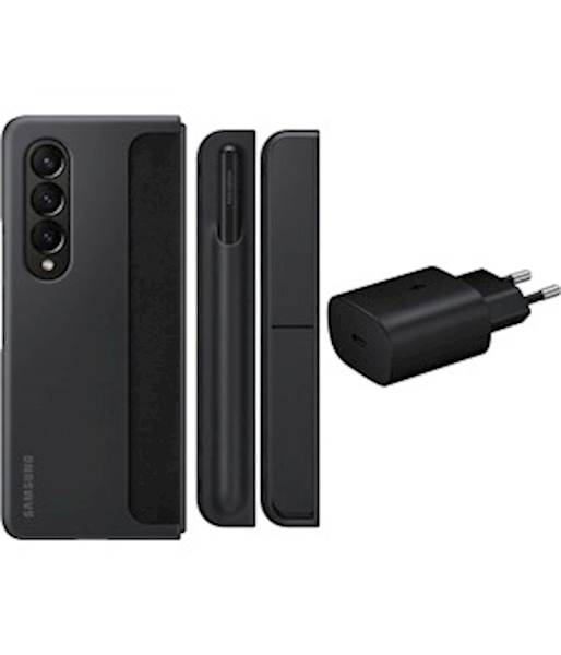 SAMSUNG GALAXY Z FOLD4 FLIP COVER+PEN BLACK+25W TA