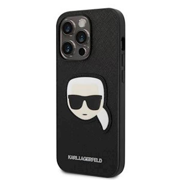 KARL LAGERFELD OVITEK HEAD IPHONE 14 PRO MAX BLACK