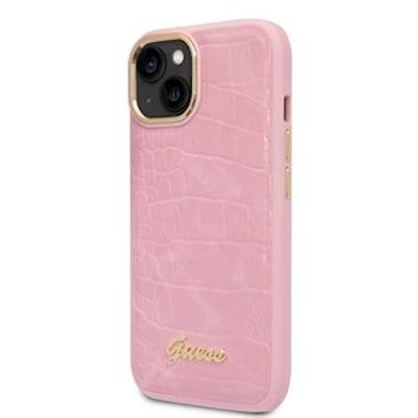 GUESS OVITEK CROCO IPHONE 14 PLUS PINK