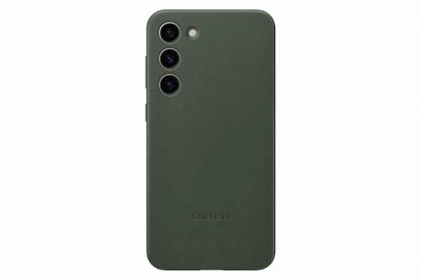 SAMSUNG GALAXY S23+ LEATHER CASE GREEN