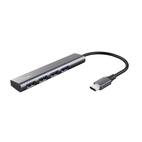 TRUST USB-C HUB HALYX 4 PORTNI RAZDELILNIK