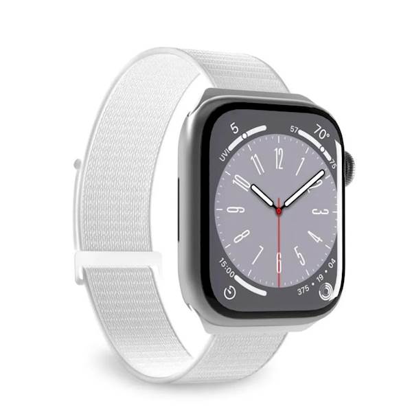 PURO PAŠČEK SPORT APPLE WATCH 38/40/41 WHITE