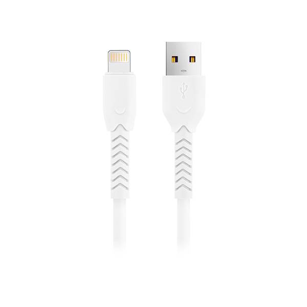 KABEL POVEZOVALNI USB LIGHTNING NYLON 1M 3A BEL