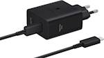 ADAPTER HITRI DUO+KABEL TYPE-C to TYPE-C 50W BLACK