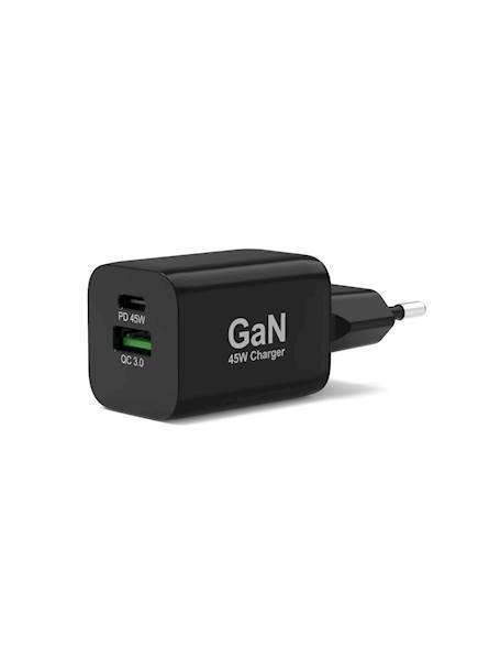 ADAPTER PORT GAN USB-C/ USB-A 45W