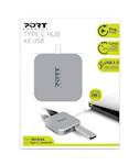 HUB PORT USB-C, USB 3.0 4 PORTNI